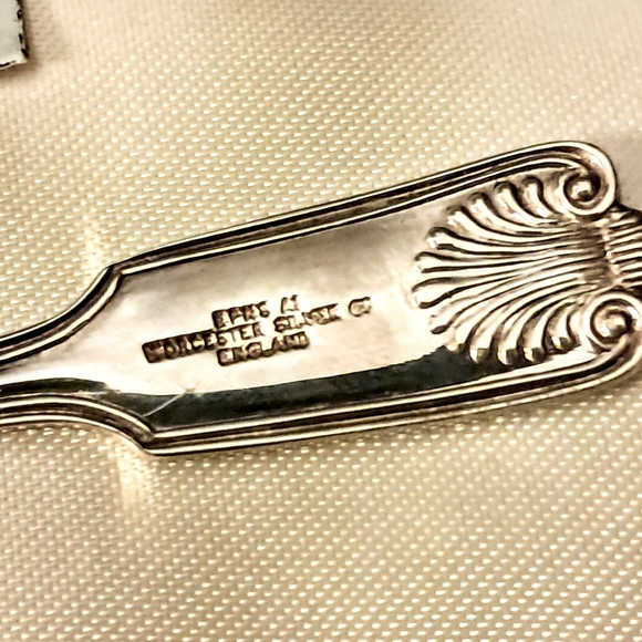 Antique (1900-1940) Worcester Silver Co. England EPNS A1 Small Spoons, Set Of 3 - Picture 3 of 6